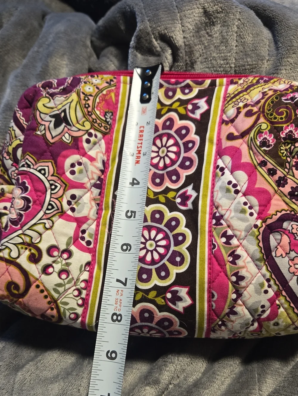 Vera Bradley makeup bag